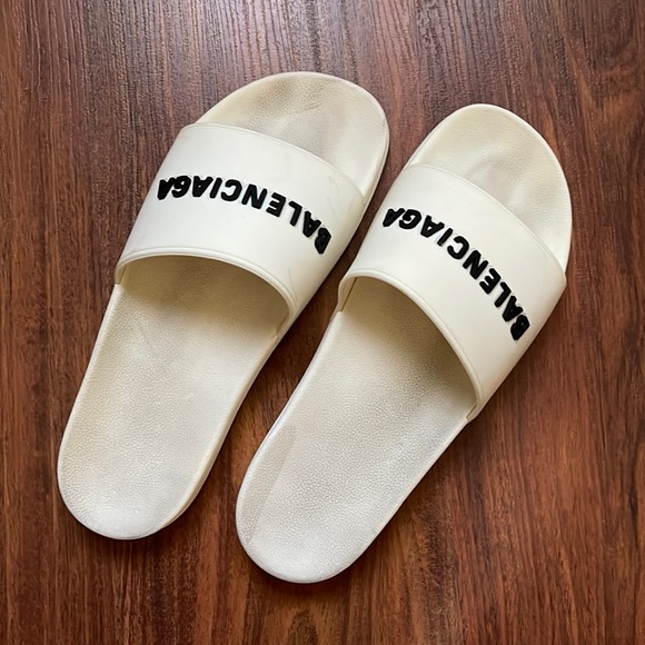 BALENCIAGA Pool Slide Sandal - Picture 1 of 5